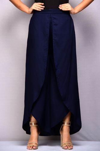 Navy Blue Double Layer Pants