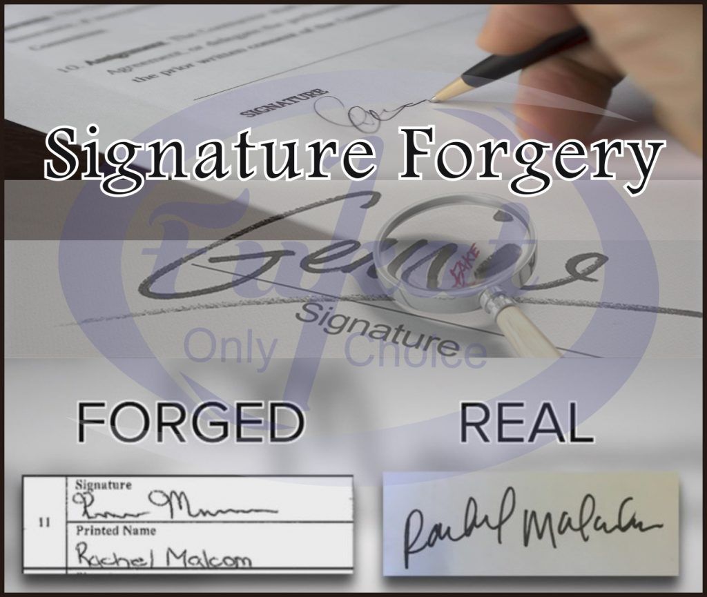 What Is Considered Forging A Signature Recommended By Formprovphanbu Kit