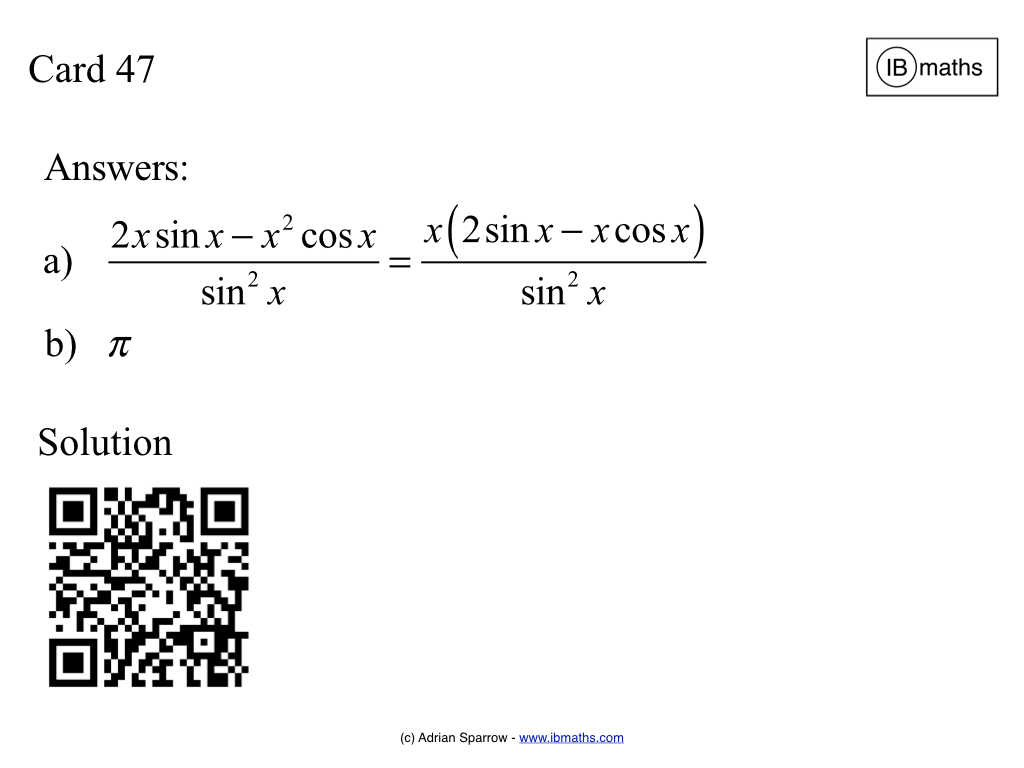 ib math sl calculus questions and answer recommended by ...