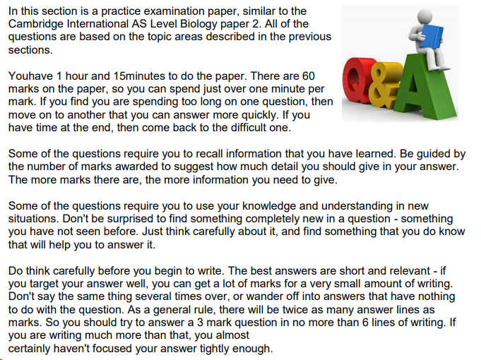 Aqa Biology Gcse Exam Style Questions B4 Recommended By Lyohaspjuro Kit