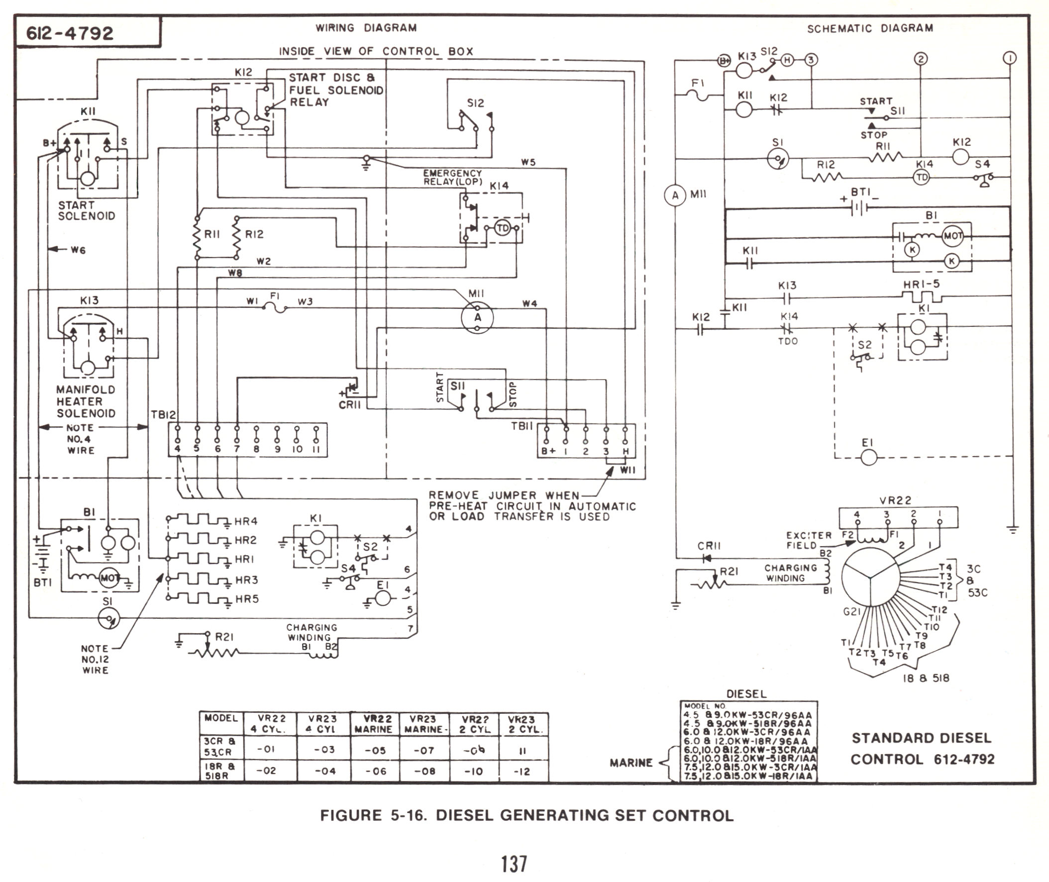 onan 4000 generator parts diagrams