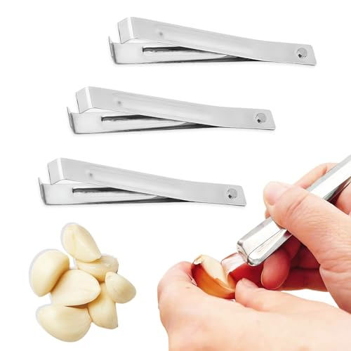 Stainless Steel Garlic Peeler Garlic Peeler Clips Skin Remover