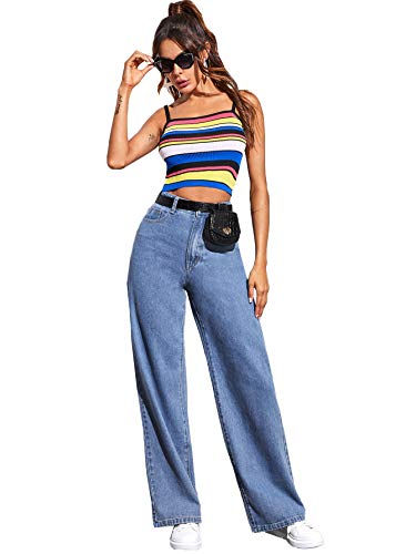 Ugerlov Women's High Waist Flap Pocket 