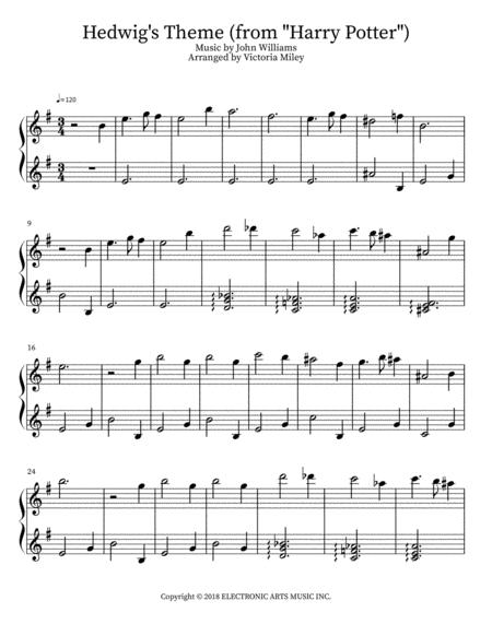 TRIO SHEET MUSIC Hedwig s Theme Violin Cello And Piano 42 OFF