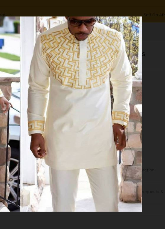 gold dashiki