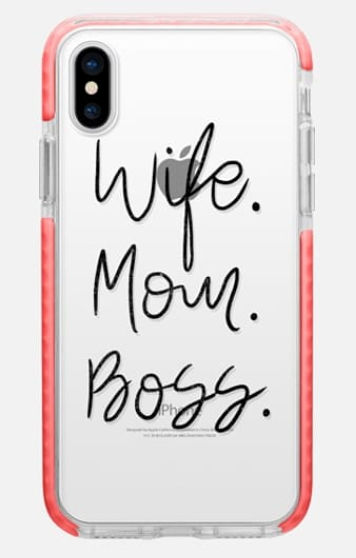 casetify wife mom boss