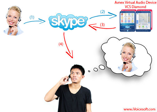 fake skype video call