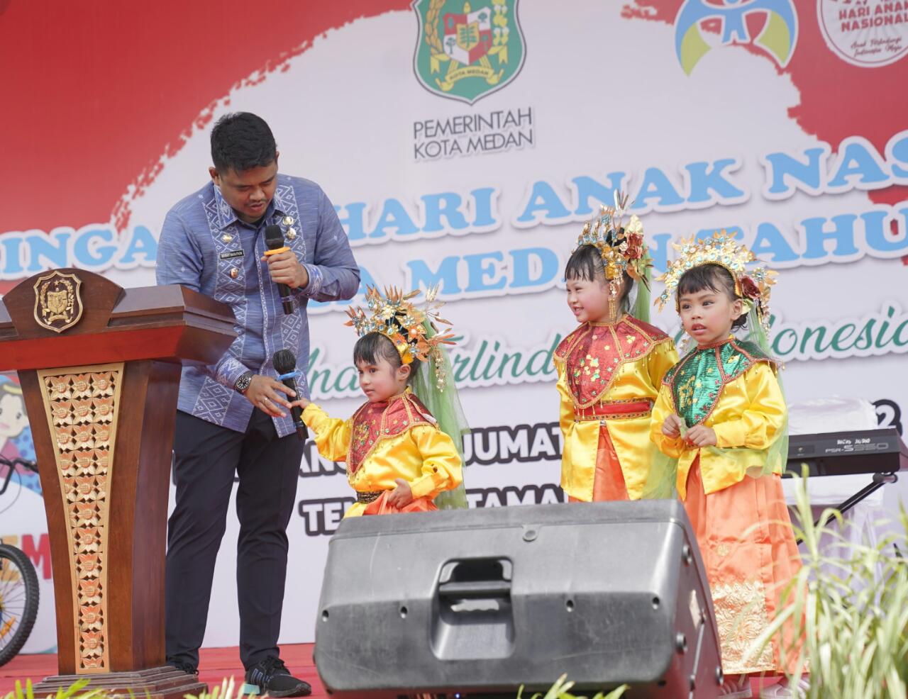 Bobby Nasution Ajak Seluruh Pemangku Kepentingan Pastikan Anak-anak Terlindungi