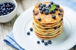 fresh blueberry pancakes