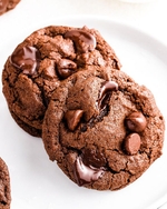 double chocolate chip cookies