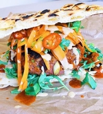 banh mi style bison burger