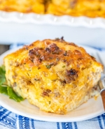 sausage, egg & biscuit breakfast casserole