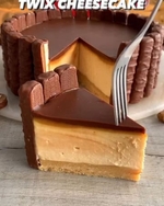 no-bake twix cheesecake