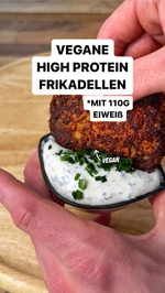 vegan high protein frikadellen