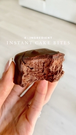 4ingredient chocolate cake bites