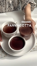 chocolate panna cotta