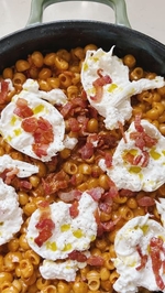 spicy bacon vodka pasta