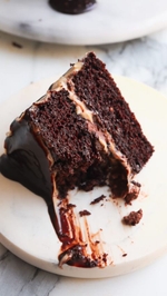 mocha layered chocolate cake