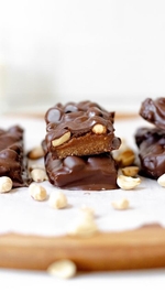 homemade snickers bars