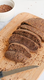 3-ingredient flax bread