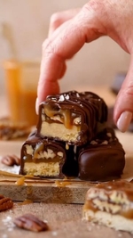 pecan caramel candy bars