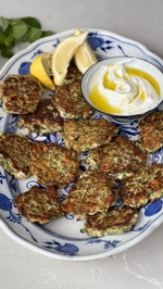 courgette and feta fritters