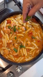 shrimp pasta for 4