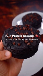 air fryer protein breakfast brownie