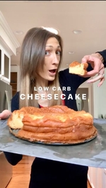 4-ingredient low carb cheesecake