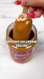 biscoff ice cream lollies