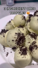 3 ingredient oreo truffles