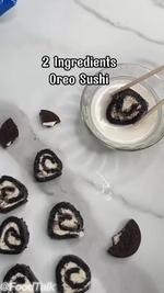 2 ingredients oreo sushi