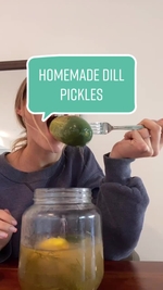 homemade dill pickles