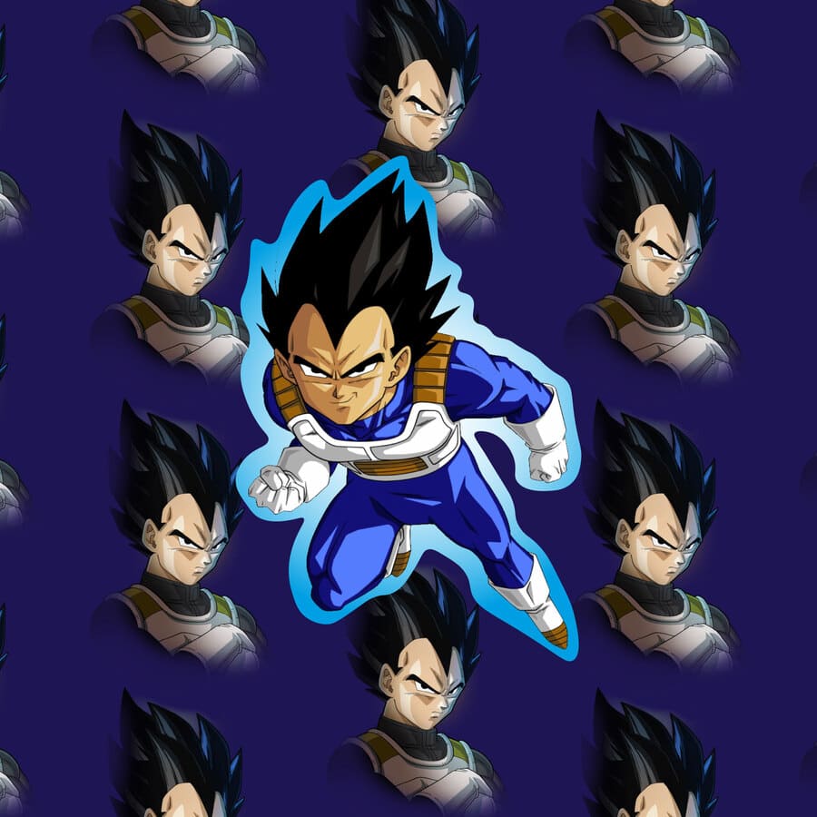 Vegeta, dragon ball, personaje animado, poderoso, orgulloso