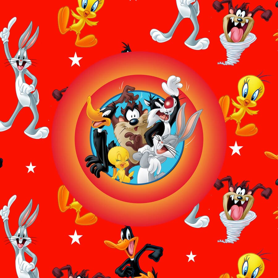Looney Tunes, Bugs Bunny, Daffy Duck - Pato Lucas, Piolín - Tweety, Taz, El Gato Silvestre