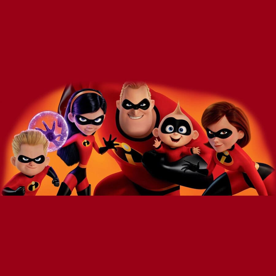 Los Increíbles, familia, superhéroe, superpoderes, película animada, Mr. Increíble, Elasticgirl, Violeta