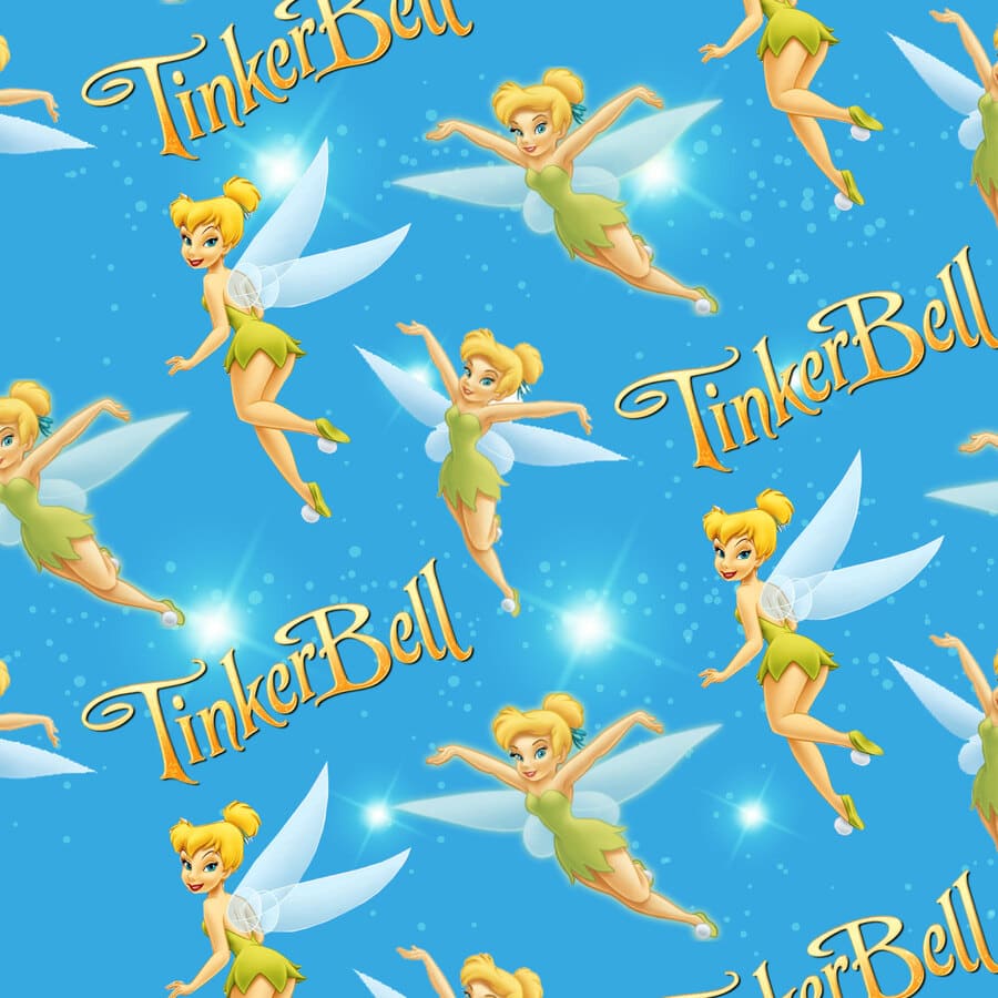 Tinkerbell, hada mágica, fantasía, personaje, animado, barita mágica