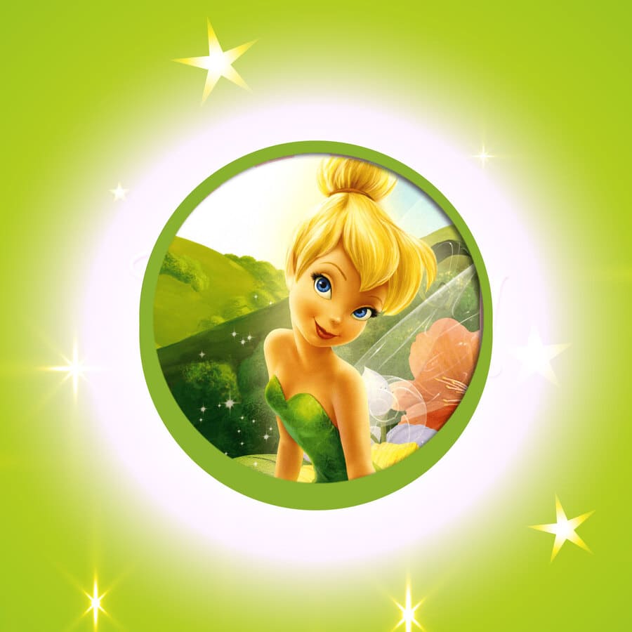 Tinkerbell, estrellas, hada mágica, fantasía, personaje, animado, barita mágica