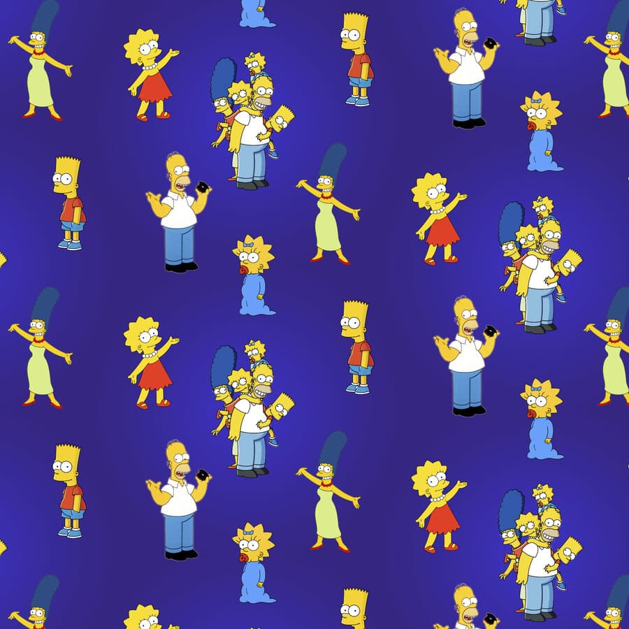 Los Simpson, familia amarilla, personaje animado, Homero, Marge, Lisa, Maggie, Matt, comedia