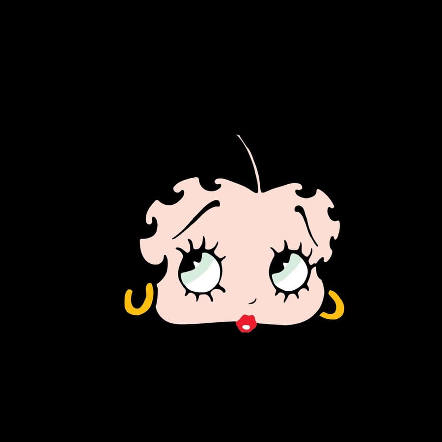 Betty Boop, personaje animado, cartoons, cabeza, ícono