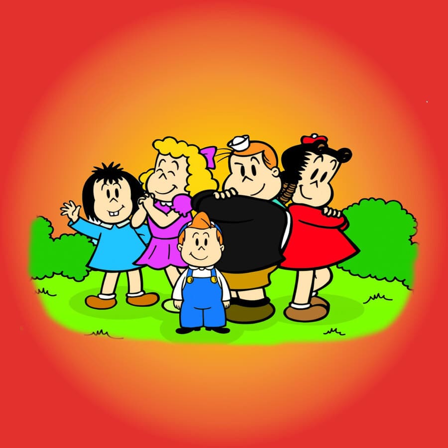 Lulú, personaje, animado, familia, la pequeña, comics, aventuras, inocencia