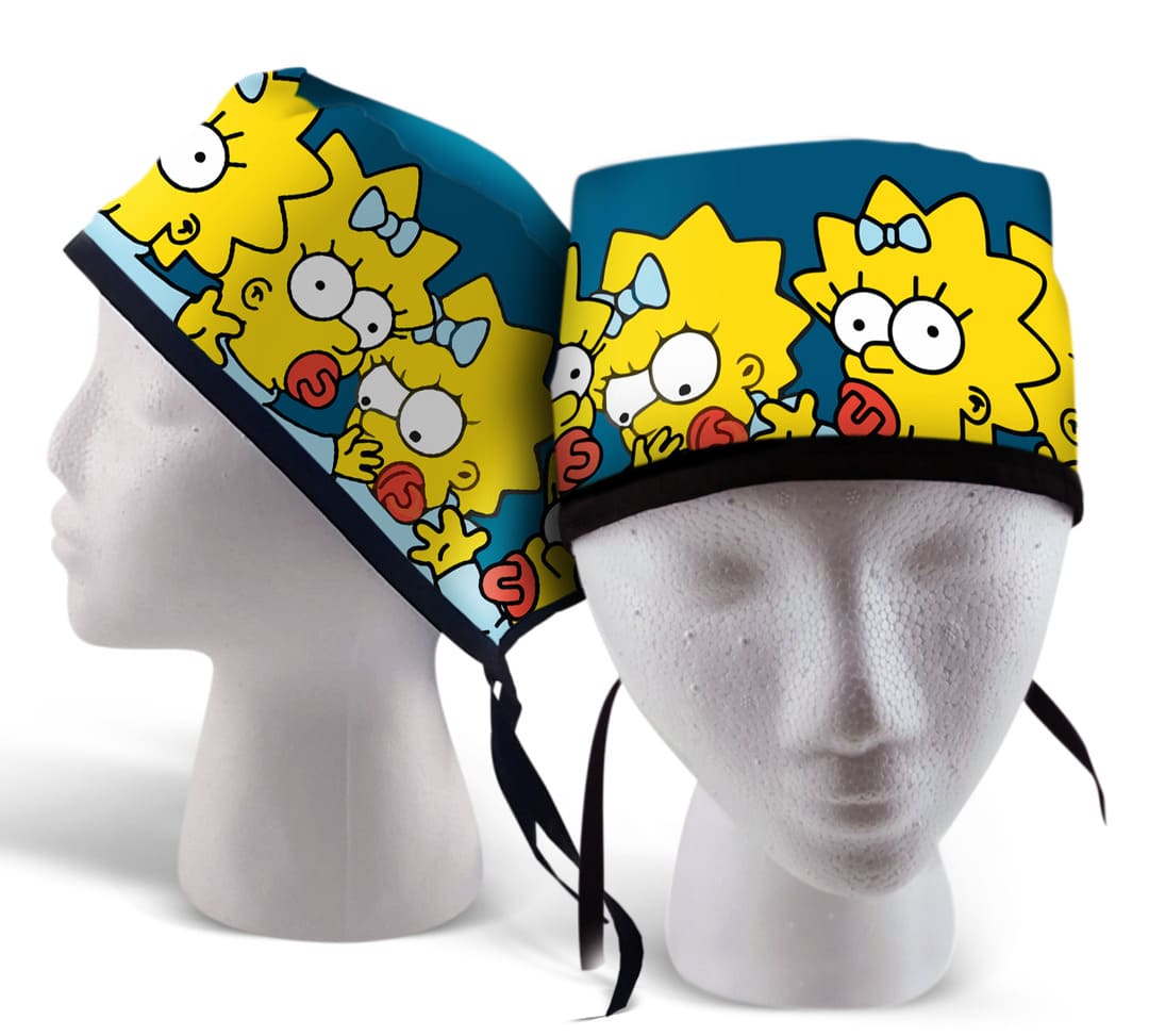 Los Simpson, Maggie, bebé, amarilla, lazo azul, bobo, personaje, animado