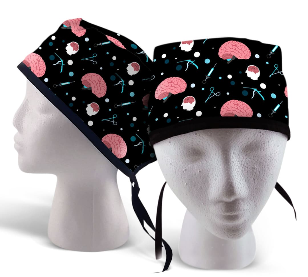 Cabeza, cerebro, sesos, cirugía, pinzas, tijeras, jeringas