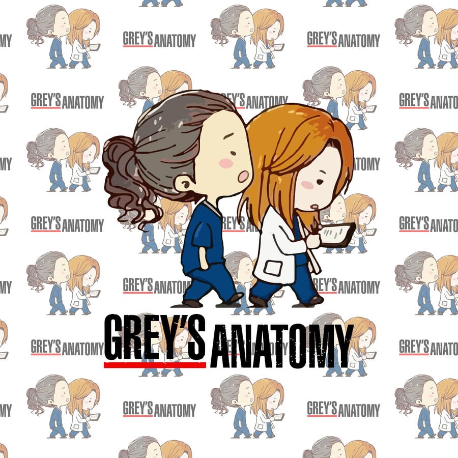Grey Anatomy, amistad, Meredith Grey, Cristina Yang, juntas, estampado.