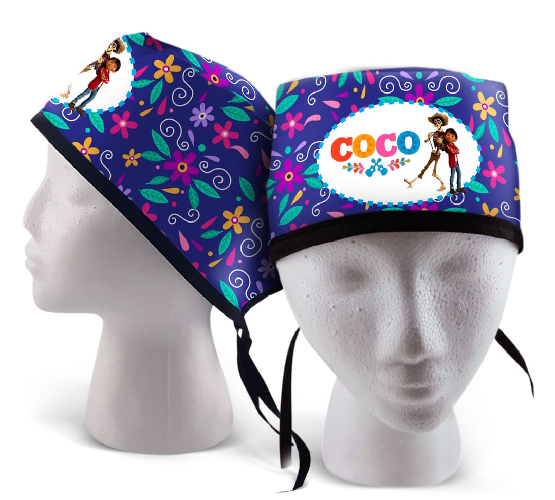 Película, COCO, flores de colores, diseño.