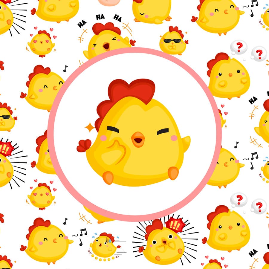 Ave, pollito pequeño, amarillo, chiquito, emociones, caricatura.