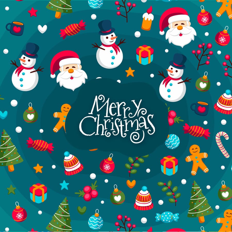 Navidad, galletas, dulces, árbol de navidad, Santa Claus, Velas, tasa.