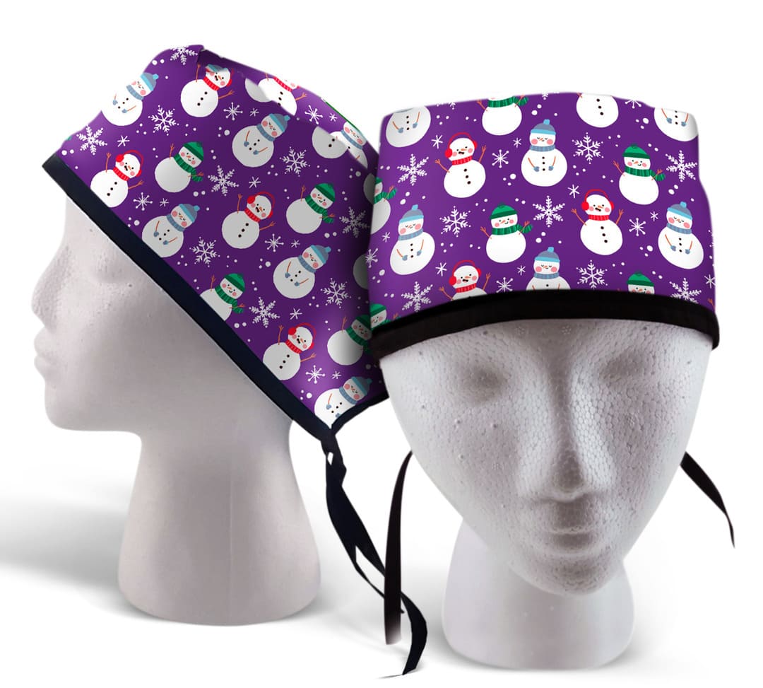 Navidad, muñecos de nieves, copos de nieves, gorros de colores, bufandas, guantes.