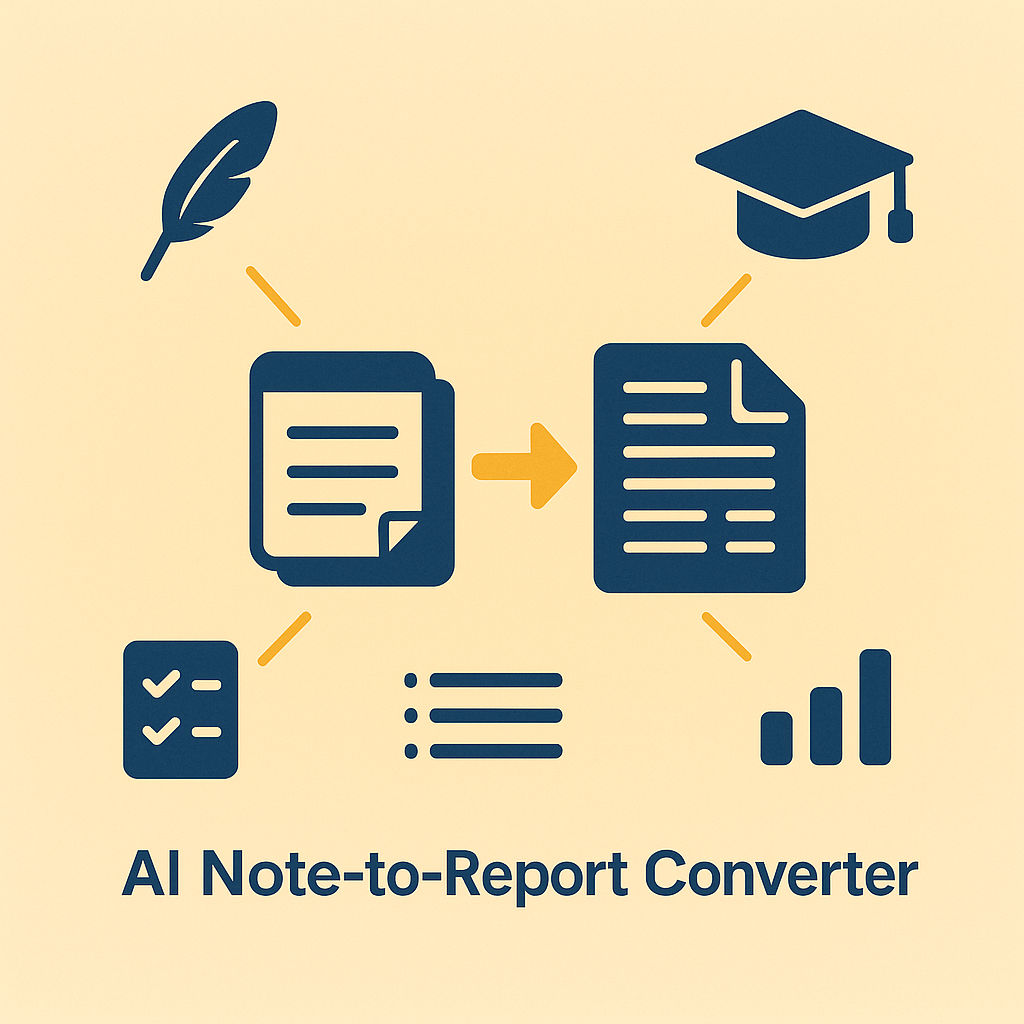 AI Note-to-Report Converter