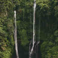 Waterfall scene in PNG format